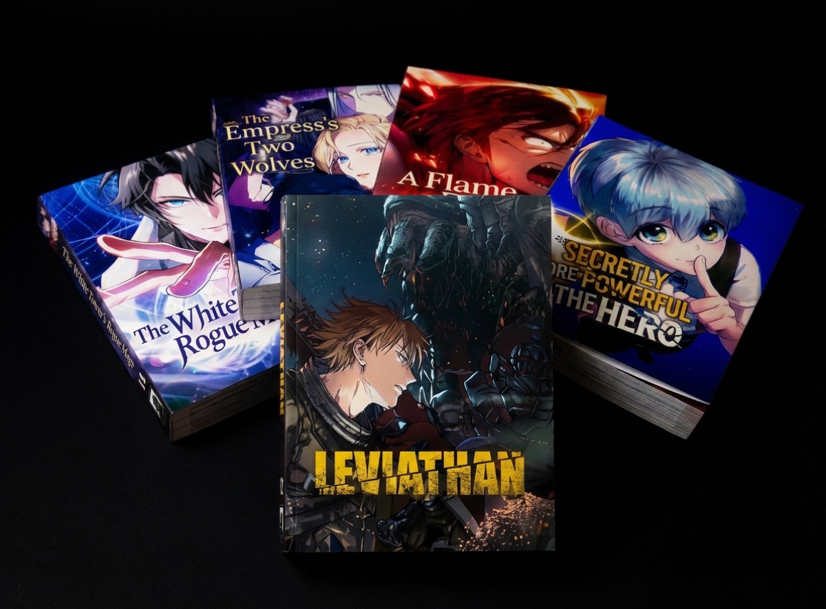 The upload screen with comic pages queued